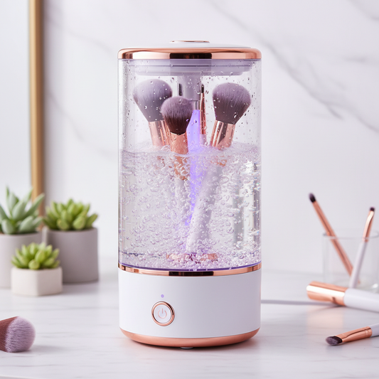 Brush Cleaner in Use