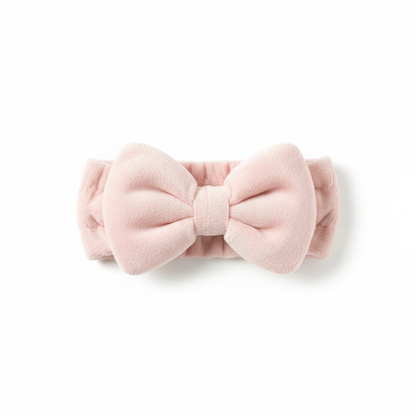 Pink Makeup Headband with Bow